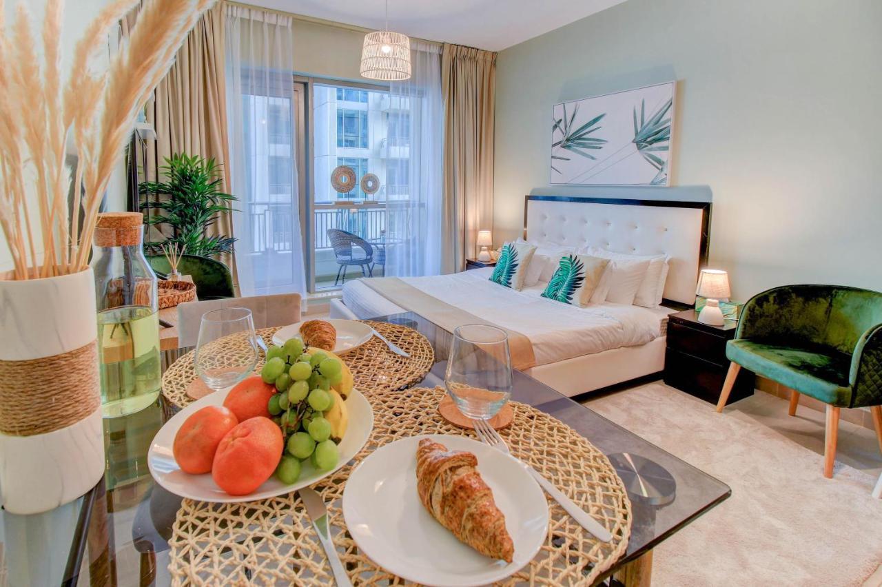 Durrani Homes - Luxurious Studio Near Dubai Mall With Pool View Dış mekan fotoğraf